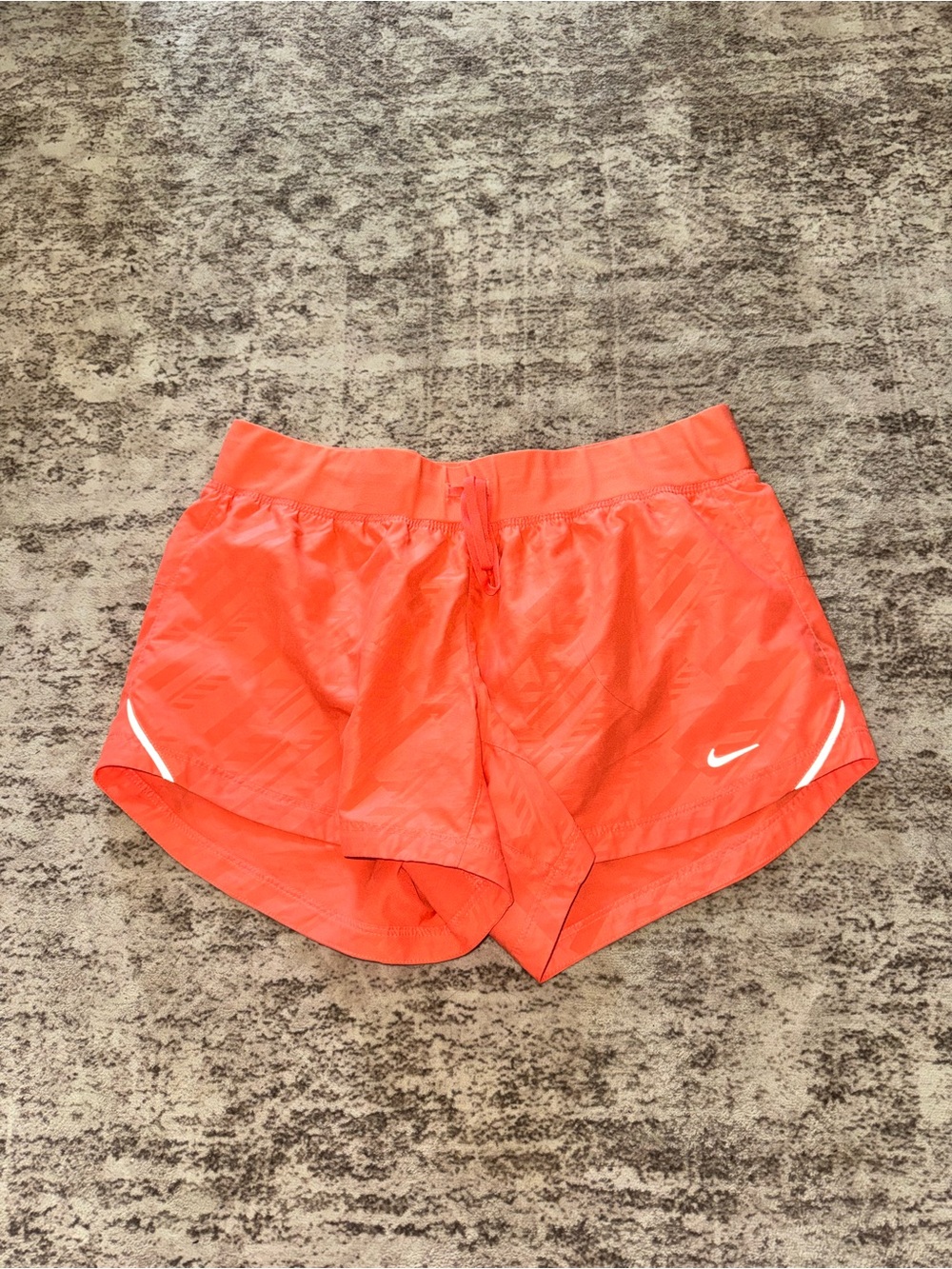 Nike Women's Bright Coral Athletic Running Shorts